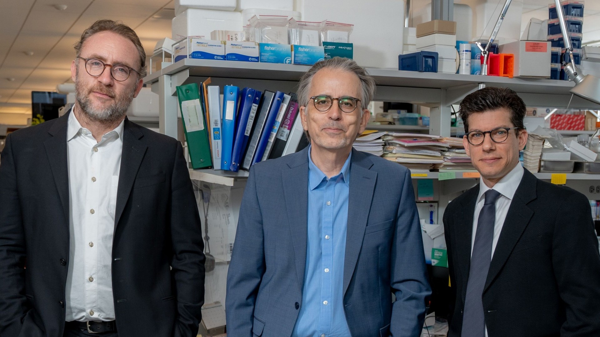 Co-directors of the SNF Center for Precision Psychiatry and Mental Health: from left to right, Sander Markx, Joseph Gogos and Steven Kushner.