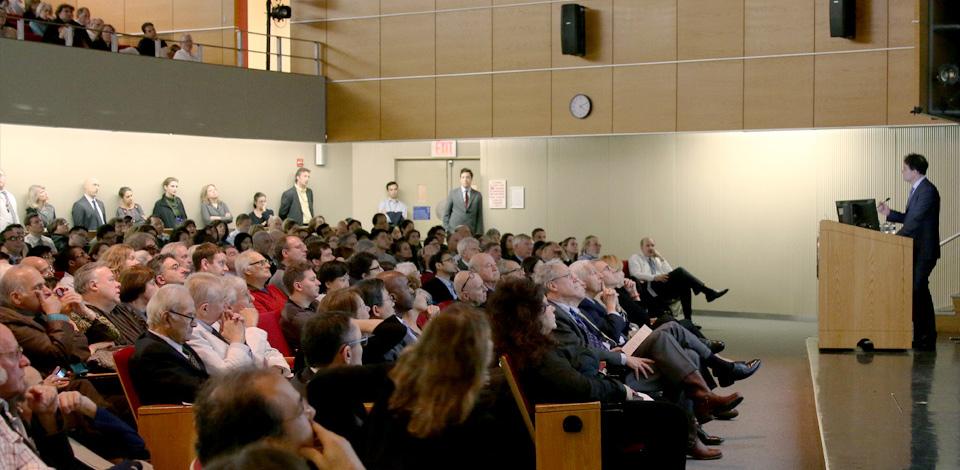 Lecture in Alumni Auditorium