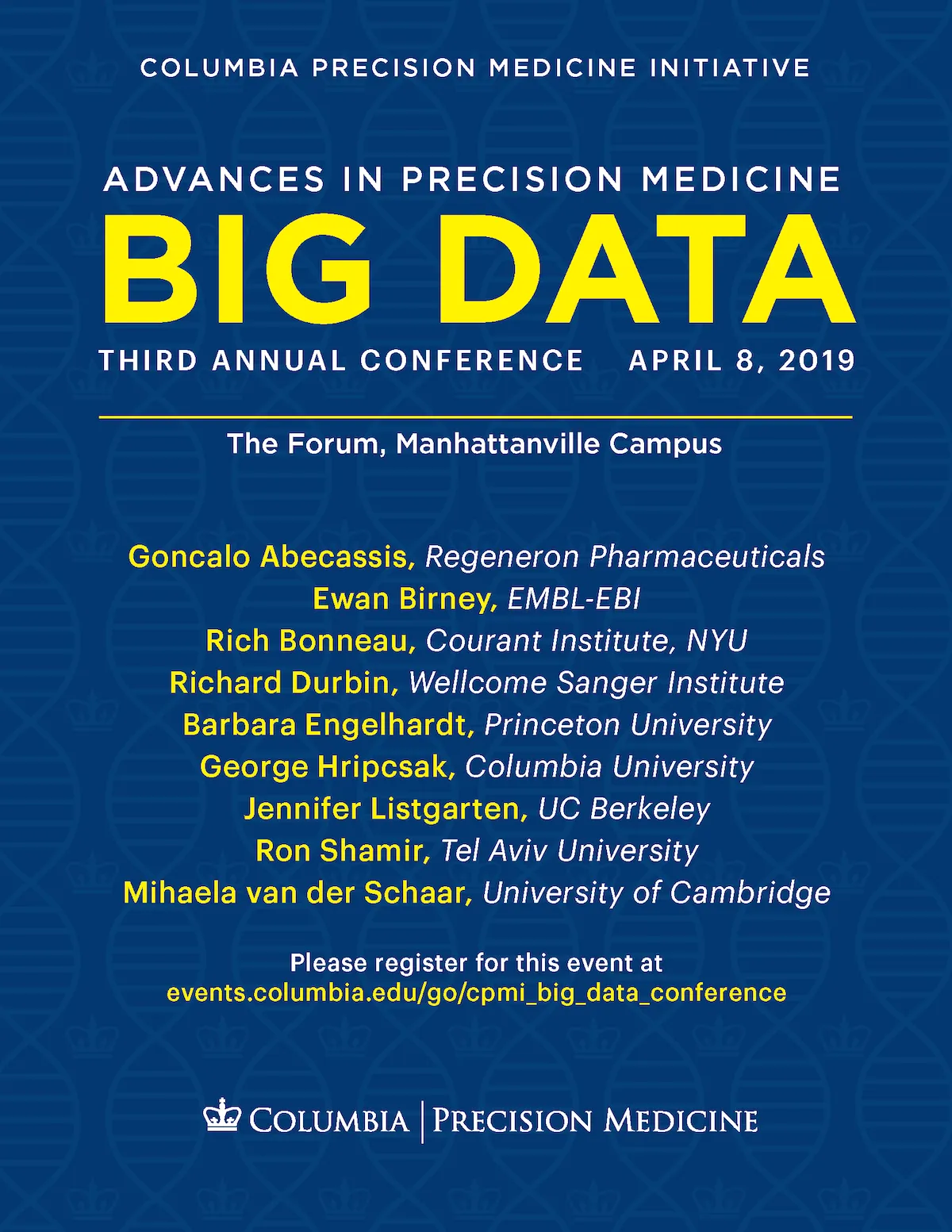 Columbia Precision Medicine Initiative Conference - Big Data