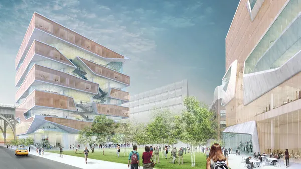 drawings of the Manhattanville campus